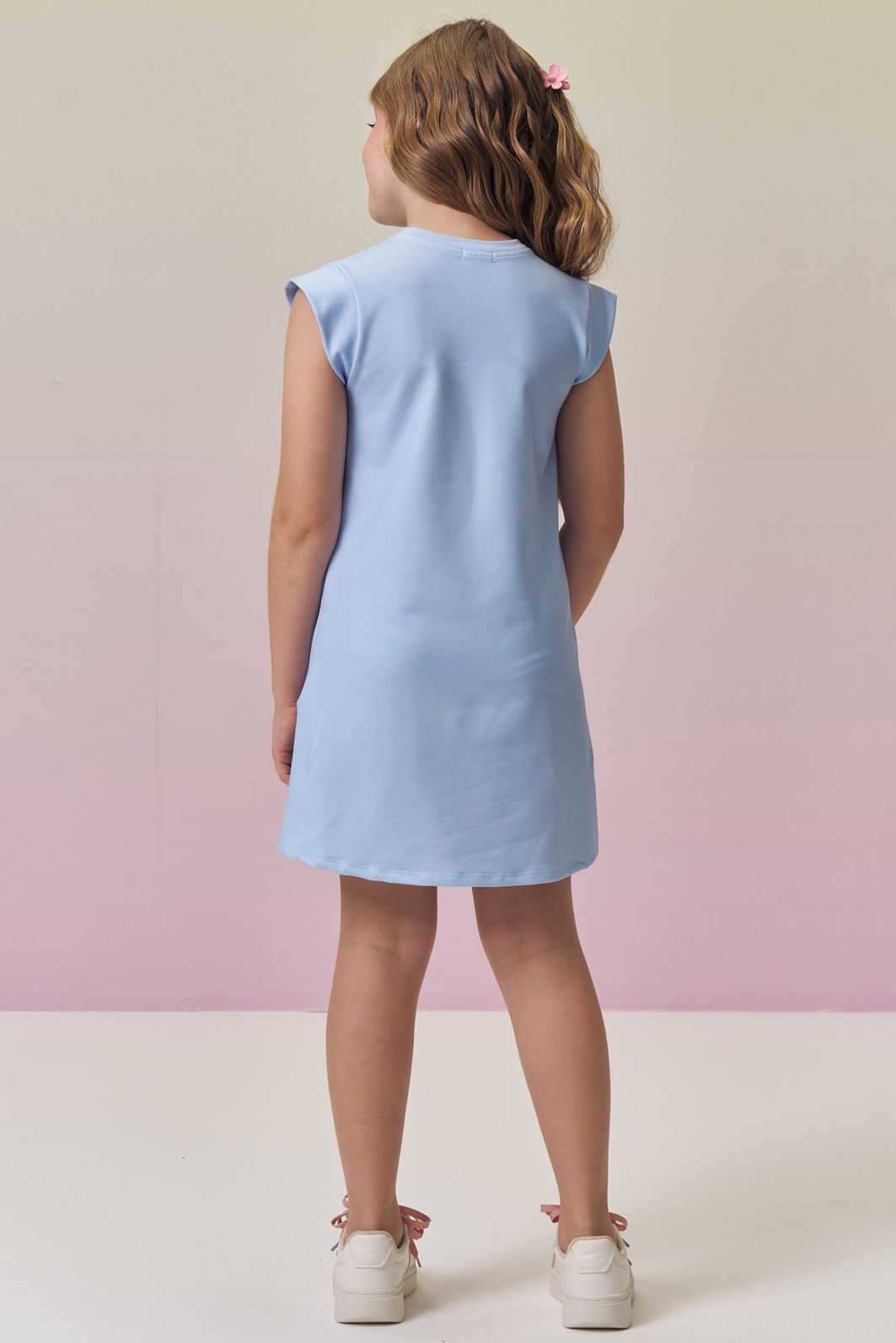 Vestido em molecotton 96993 Vic Teen Menina Vestido em molecotton 96993 Vic Teen Menina