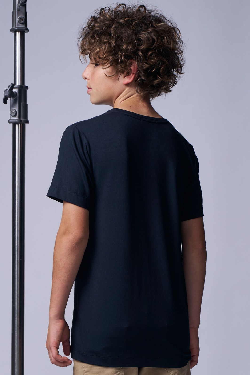 Camiseta em modal com elastano 89104 Johnny Fox Teen Menino Camiseta em modal com elastano 89104 Johnny Fox Teen Menino