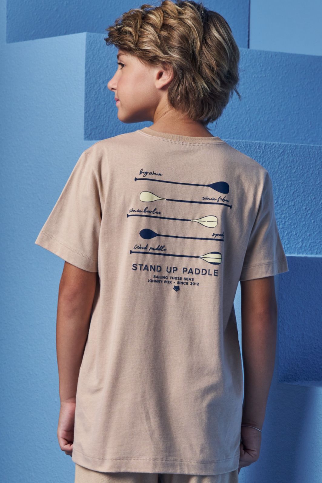 Camiseta em meia malha 98642 Johnny Fox Teen Menino Camiseta em meia malha 98642 Johnny Fox Teen Menino