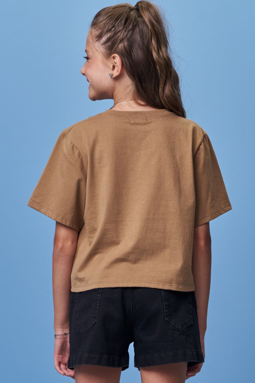 Blusa em meia malha 98488 Vic Teen Menina Blusa em meia malha 98488 Vic Teen Menina