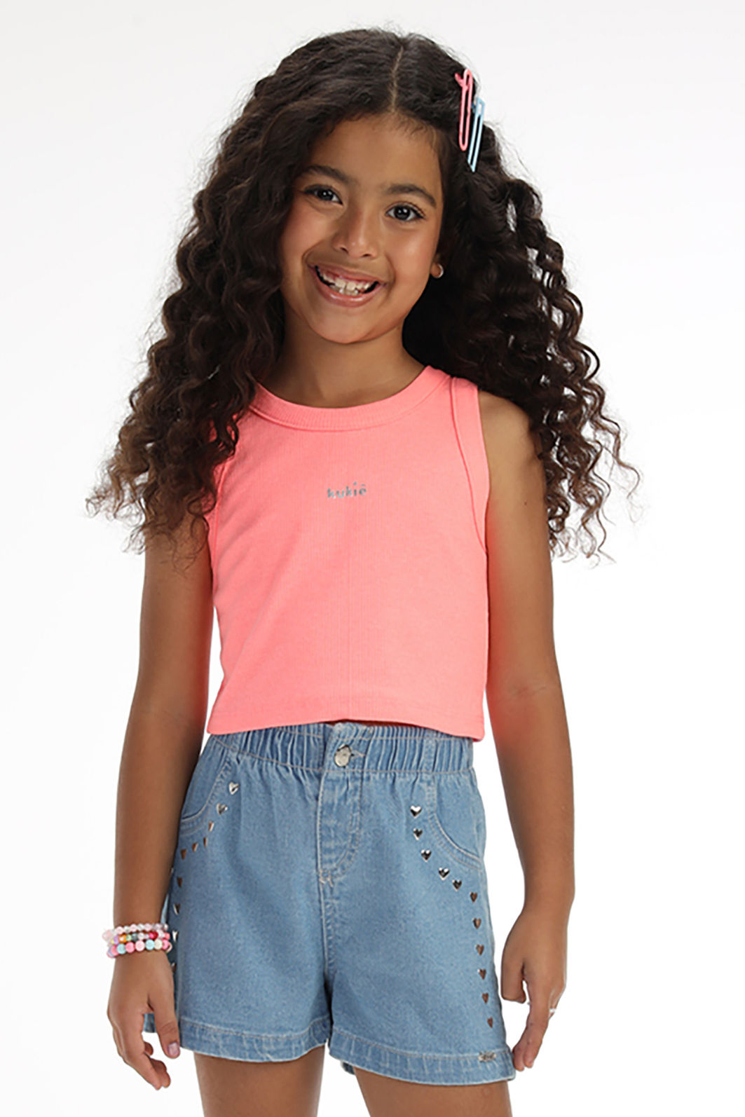 Blusa regata em canelado Liz 94342 Kukiê Infantil Menina Blusa regata em canelado Liz 94342 Kukiê Infantil Menina