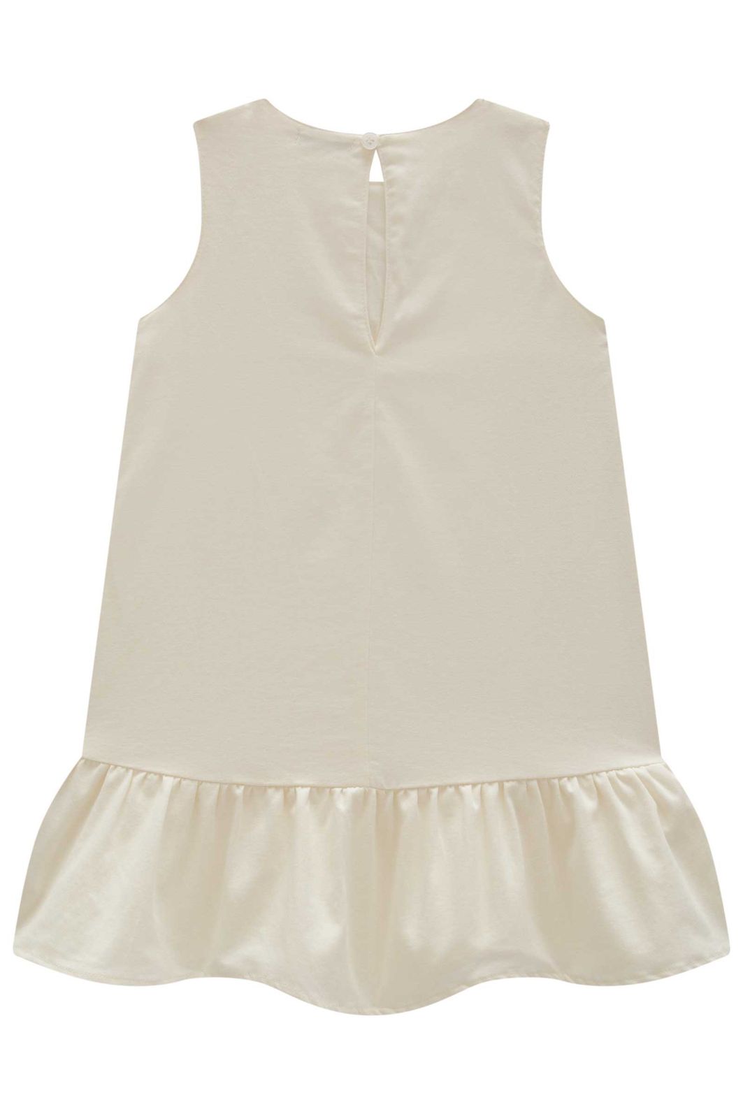 Vestido em sarja com elastano 98613 Infanti Infantil Menina Vestido em sarja com elastano 98613 Infanti Infantil Menina