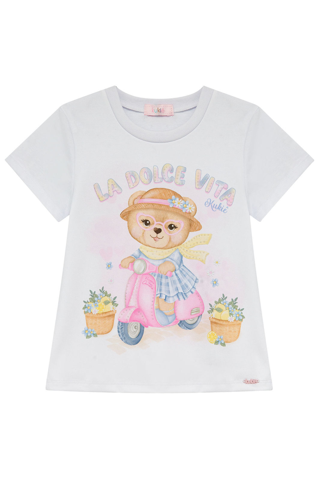 Blusa em meia malha 95573 Kukiê Infantil Menina Blusa em meia malha 95573 Kukiê Infantil Menina