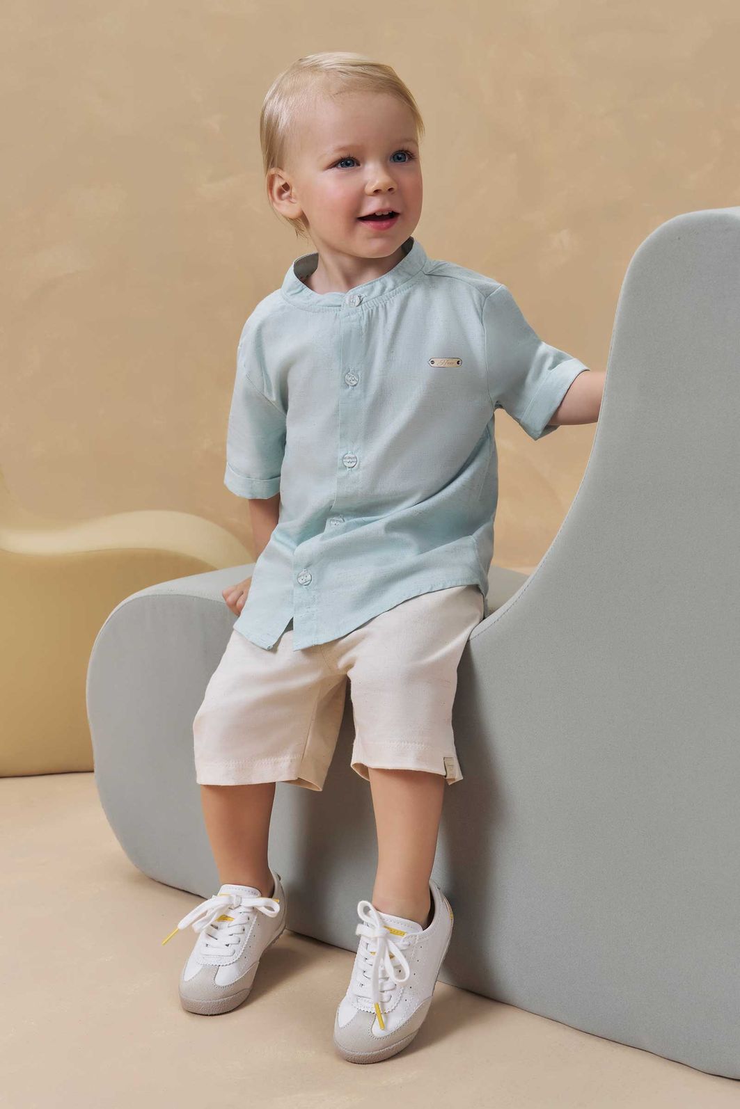 Camisa em linho deluxe 94831 Johnny Fox Teen Menino Camisa em linho deluxe 94831 Johnny Fox Teen Menino