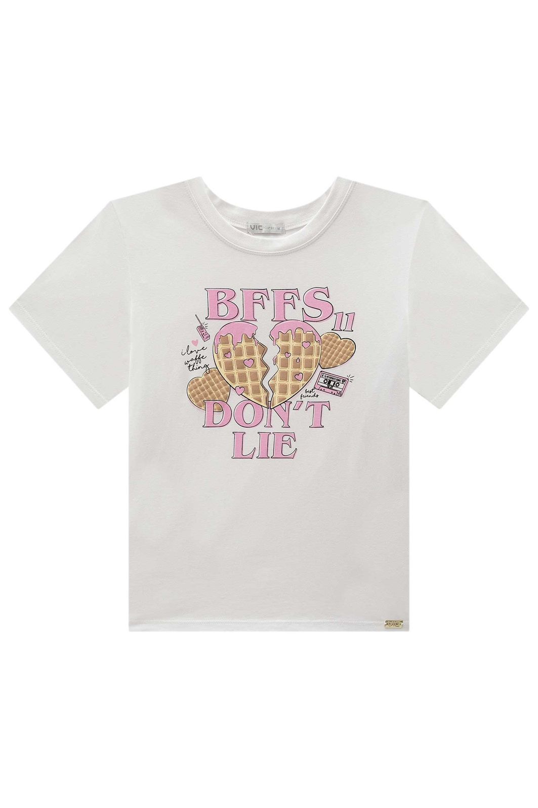 Blusa em meia malha 97936 Vic Teen Menina Blusa em meia malha 97936 Vic Teen Menina