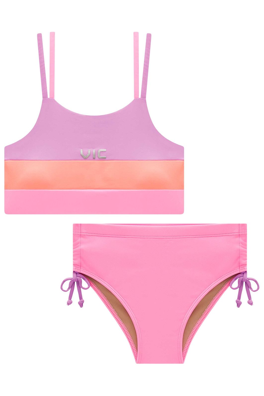 Biquíni em malha poliamida UV50 99482 Vic Teen Menina Biquíni em malha poliamida UV50 99482 Vic Teen Menina