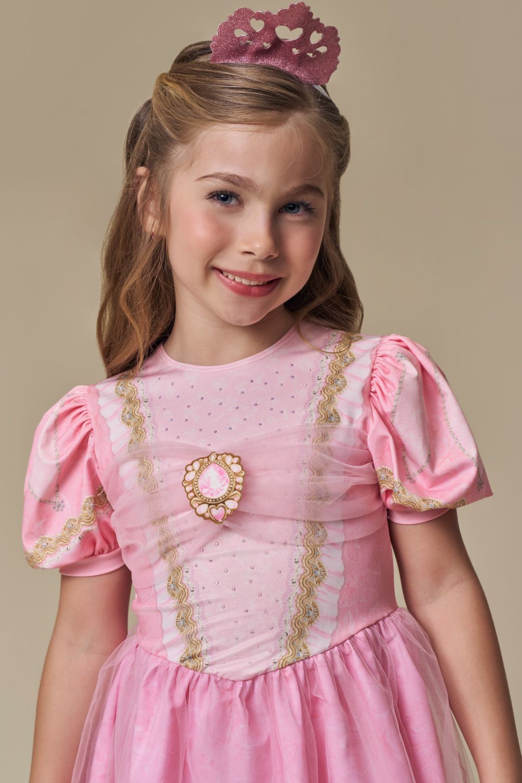 Fantasia de princesa sonhadora. Acompanha tiara coroa 97397 Infanti Infantil Menina Fantasia de princesa sonhadora. Acompanha tiara coroa 97397 Infanti Infantil Menina