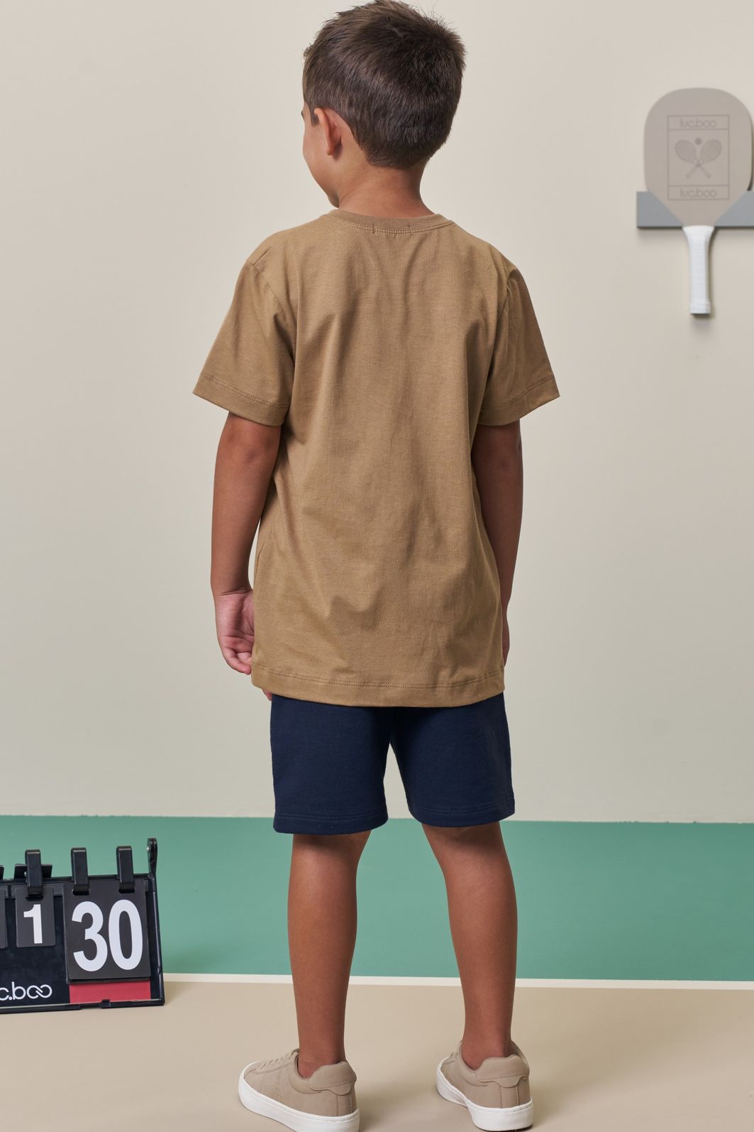 Camiseta em meia malha 98414 LucBoo Infantil Menino Camiseta em meia malha 98414 LucBoo Infantil Menino