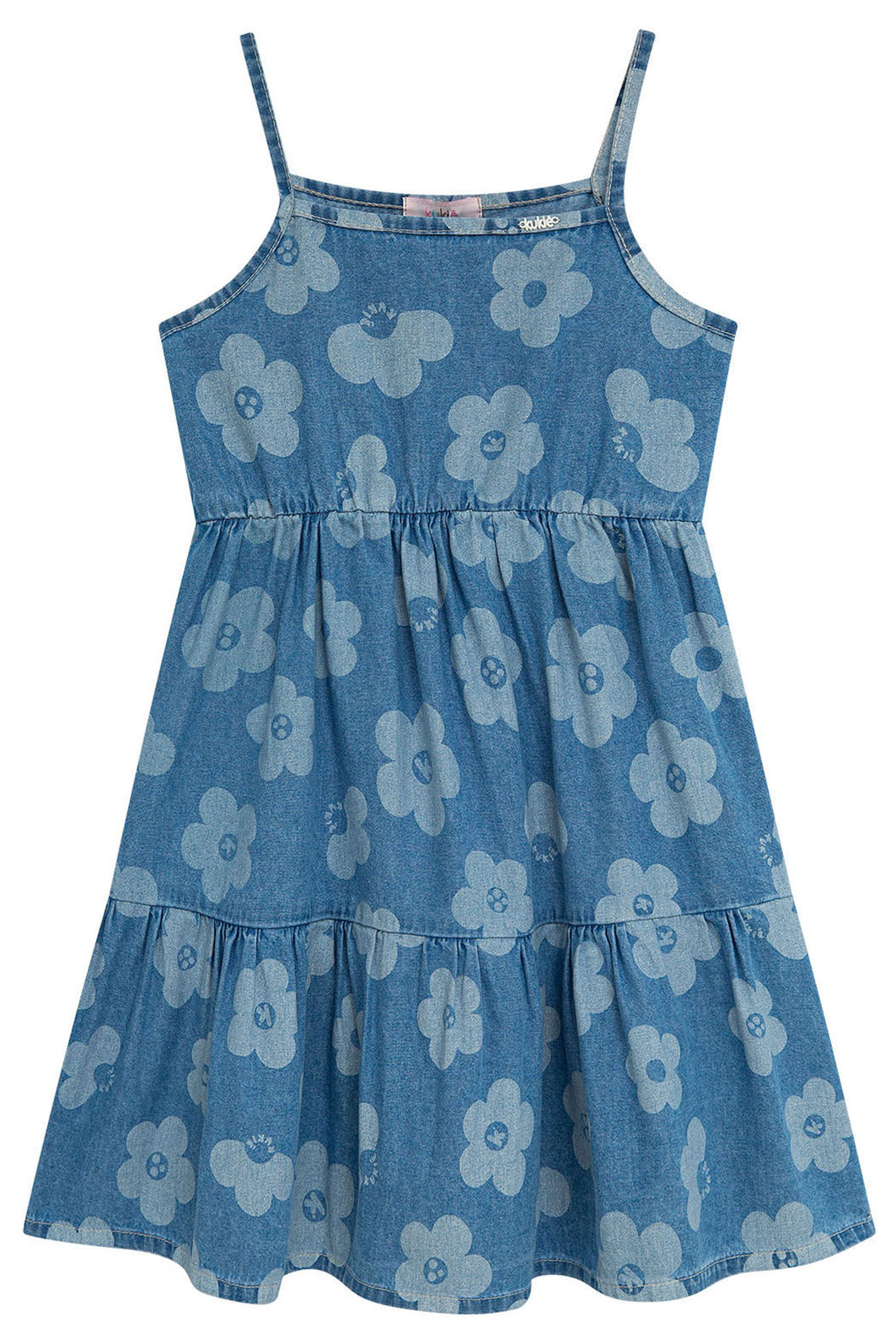 Vestido em jeans 95074 Kukiê Infantil Menina Vestido em jeans 95074 Kukiê Infantil Menina