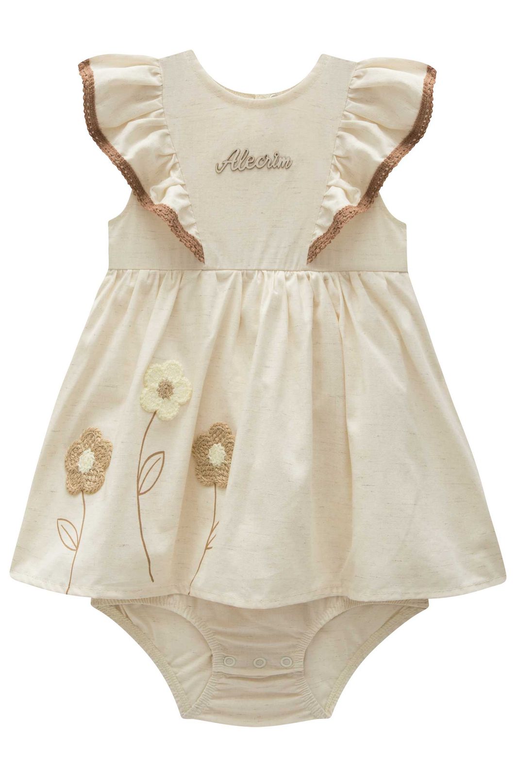 Vestbody em linho deluxe 98756 Kukiê Bebê Menina Vestbody em linho deluxe 98756 Kukiê Bebê Menina
