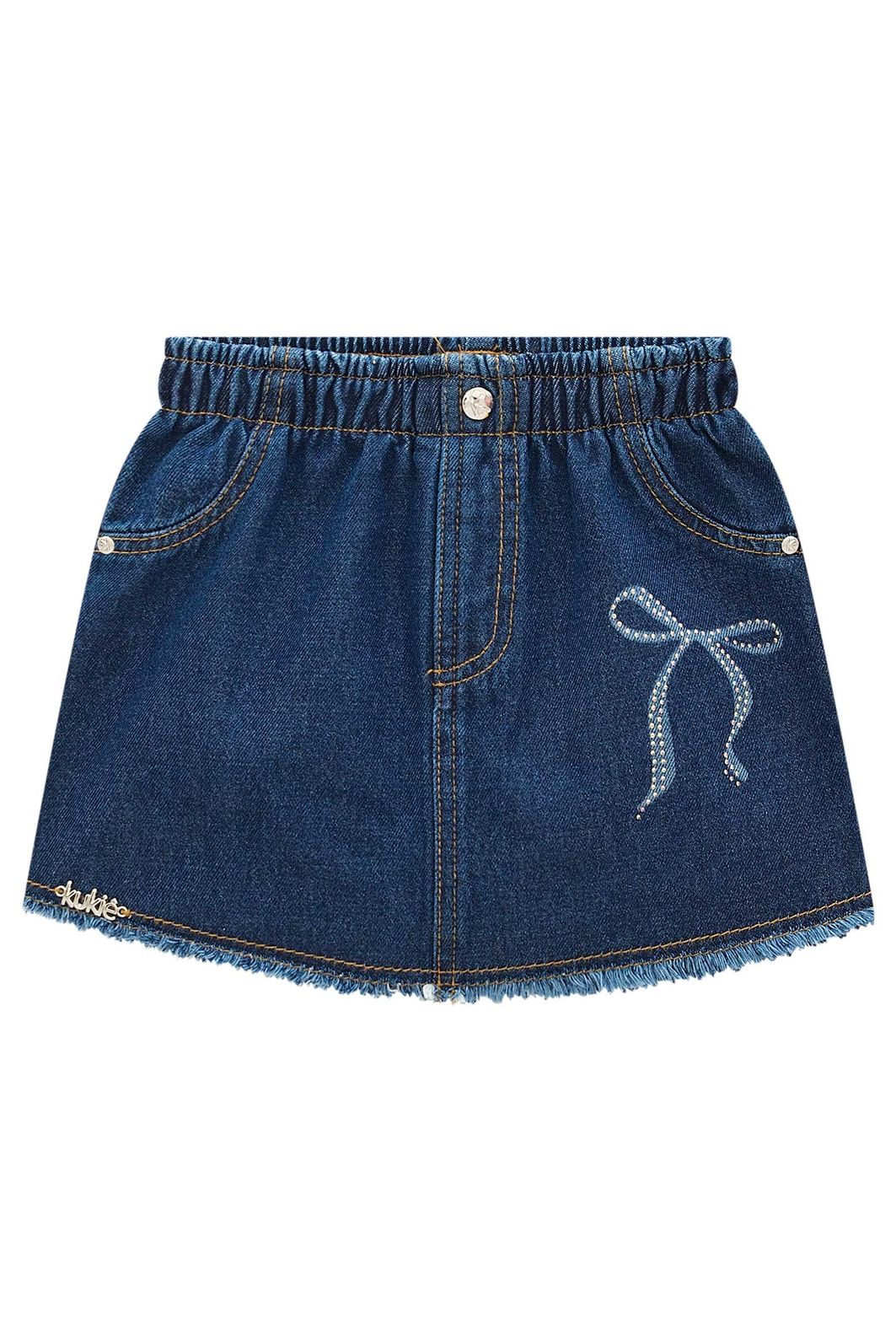 Short saia em jeans 98735 Kukiê Infantil Menina Short saia em jeans 98735 Kukiê Infantil Menina