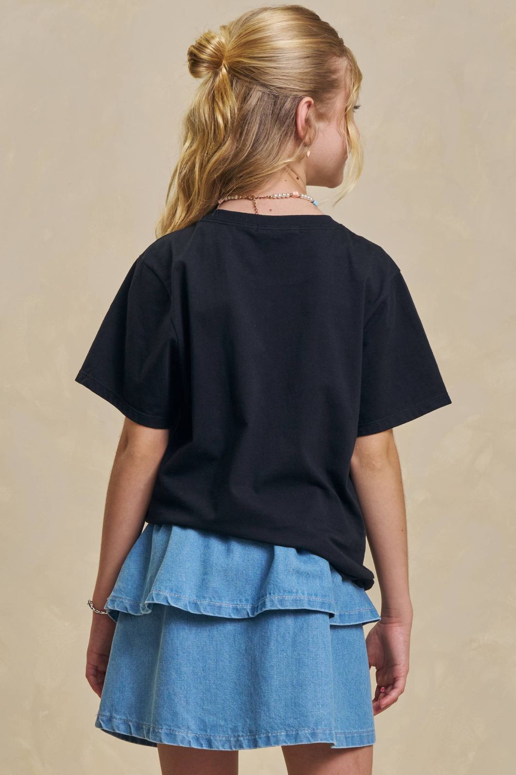Camiseta comfy em meia malha 95059 Lilimoon Teen Menina Camiseta comfy em meia malha 95059 Lilimoon Teen Menina