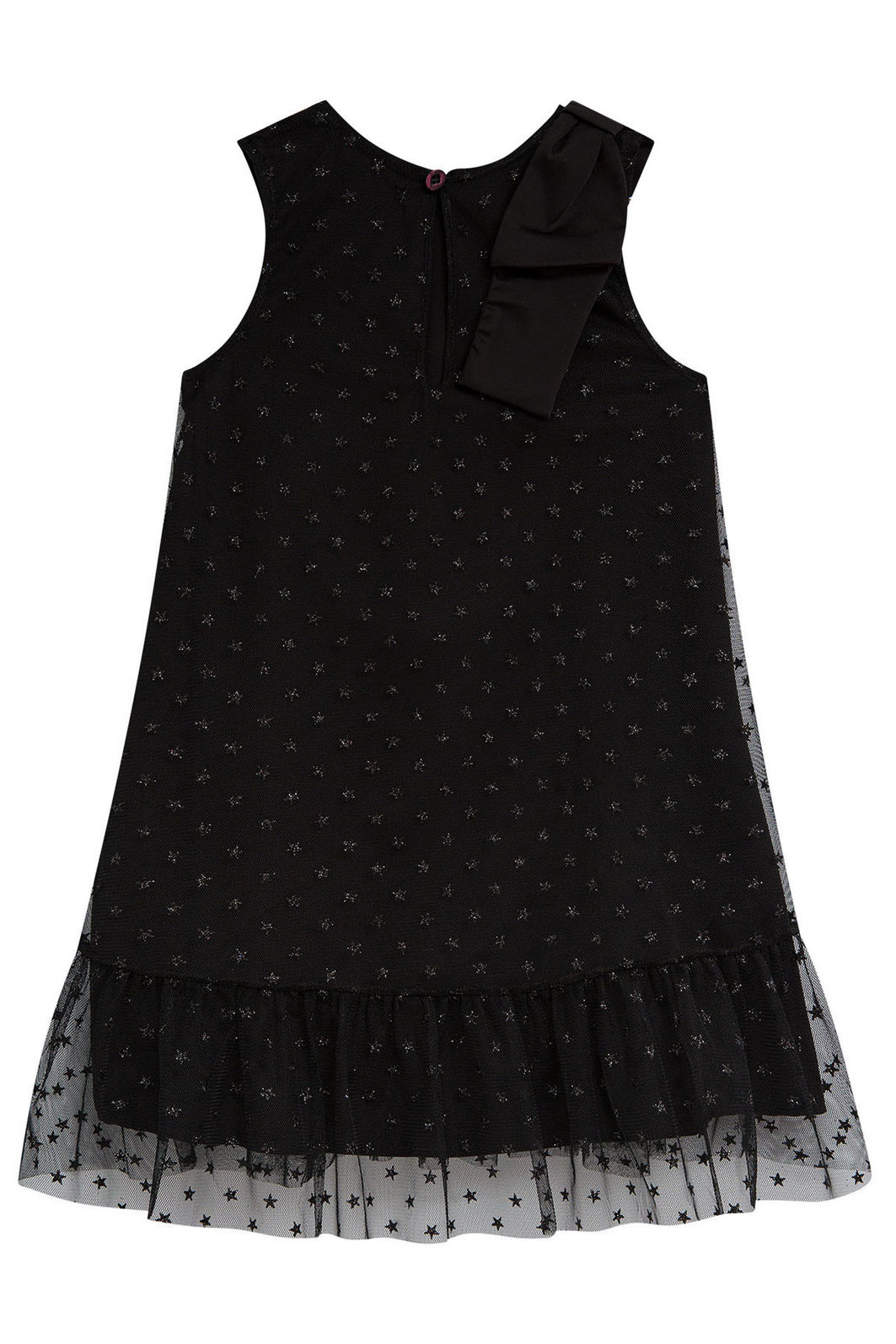 Vestido em tule glitter estrelas 96564 Kukiê Infantil Menina Vestido em tule glitter estrelas 96564 Kukiê Infantil Menina
