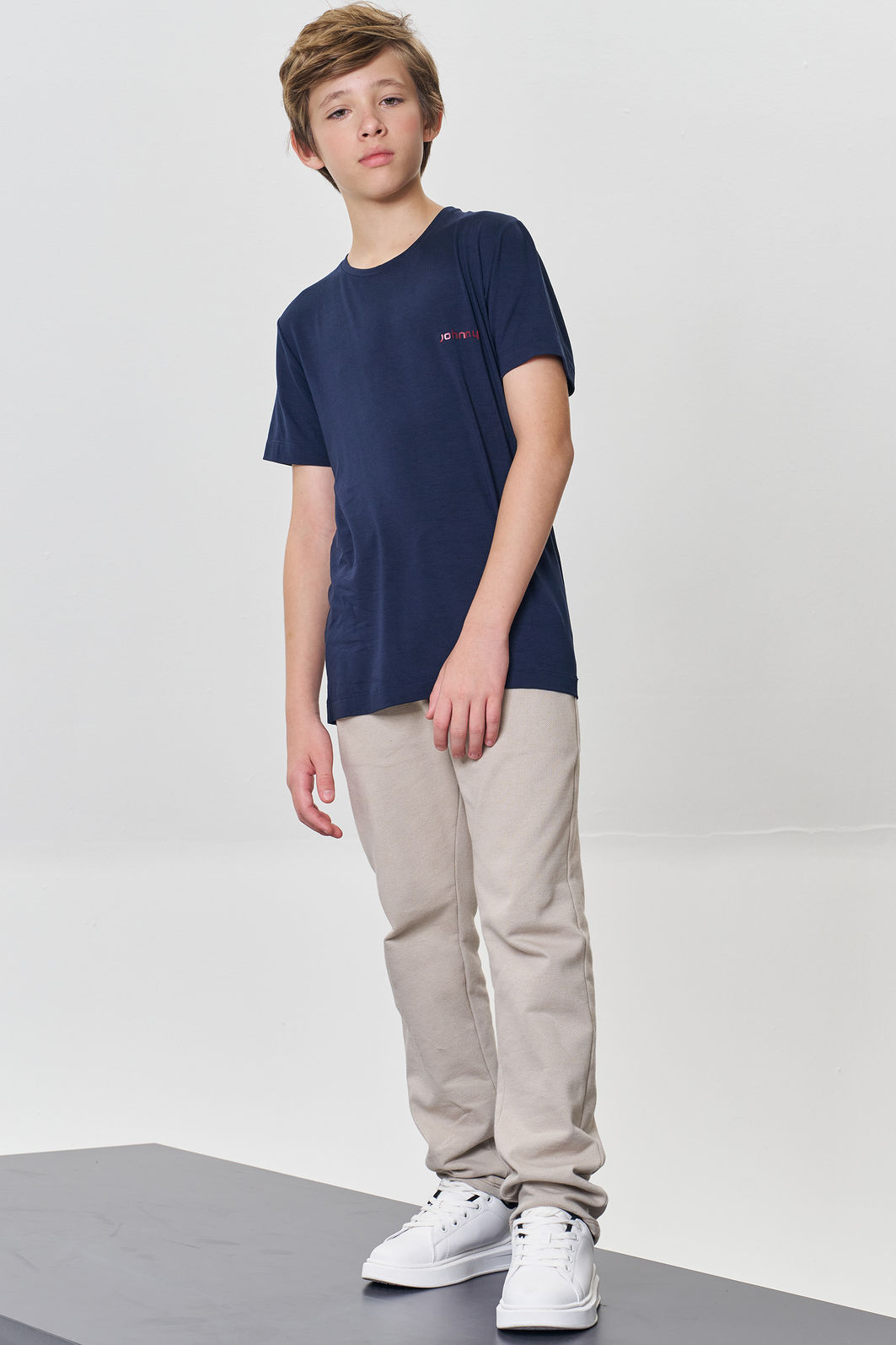 Camiseta em modal com elastano 89104 Johnny Fox Teen Menino Camiseta em modal com elastano 89104 Johnny Fox Teen Menino