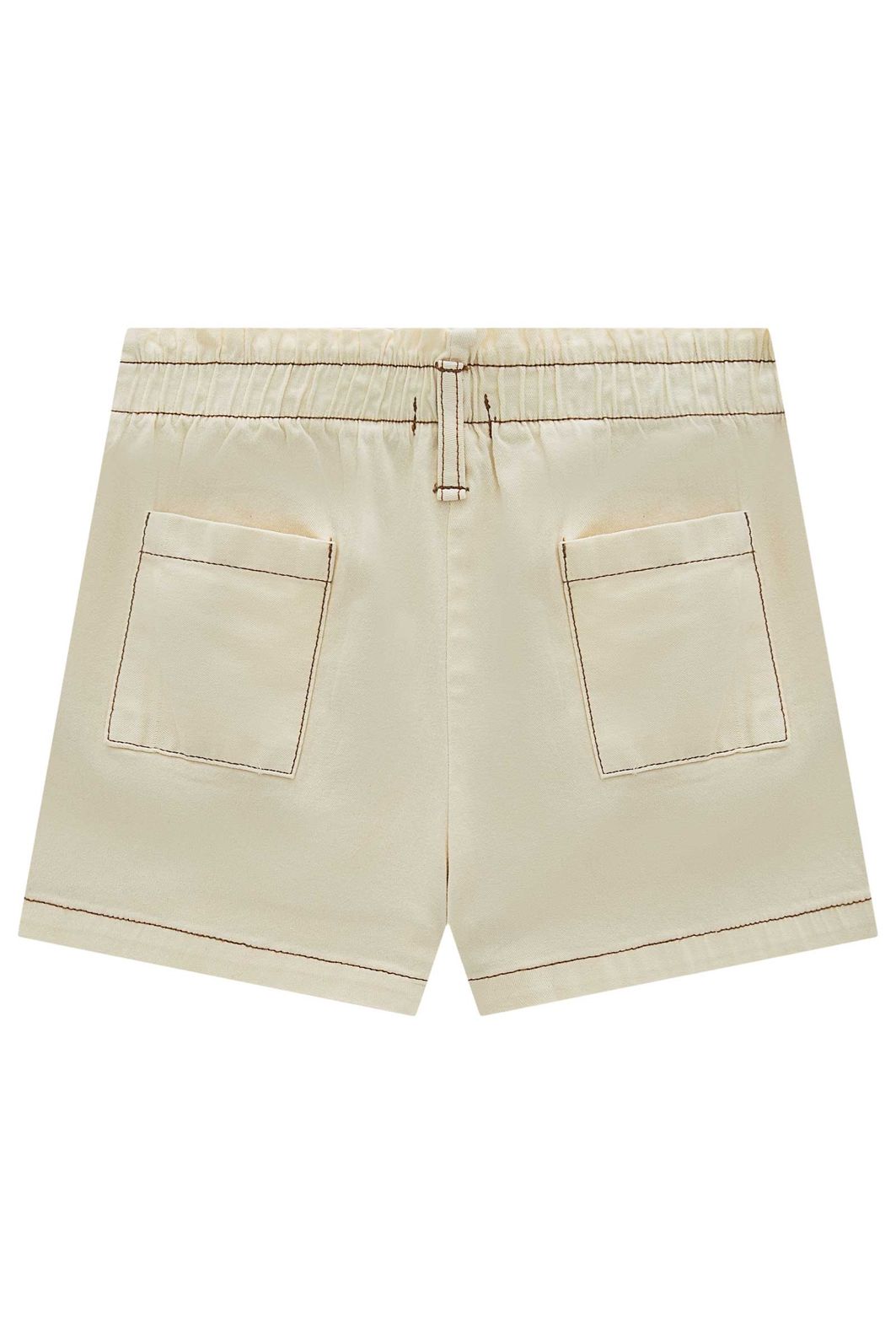 Shorts em sarja com elastano 92678 Vic Teen Menina Shorts em sarja com elastano 92678 Vic Teen Menina