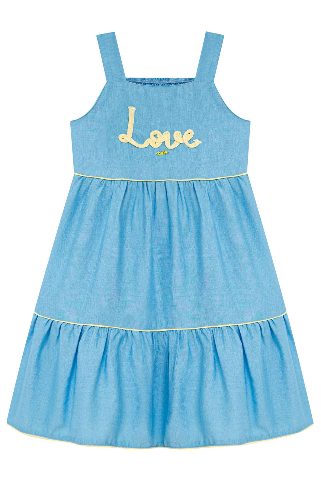 Vestido em viscose 96702 Kukiê Infantil Menina Vestido em viscose 96702 Kukiê Infantil Menina