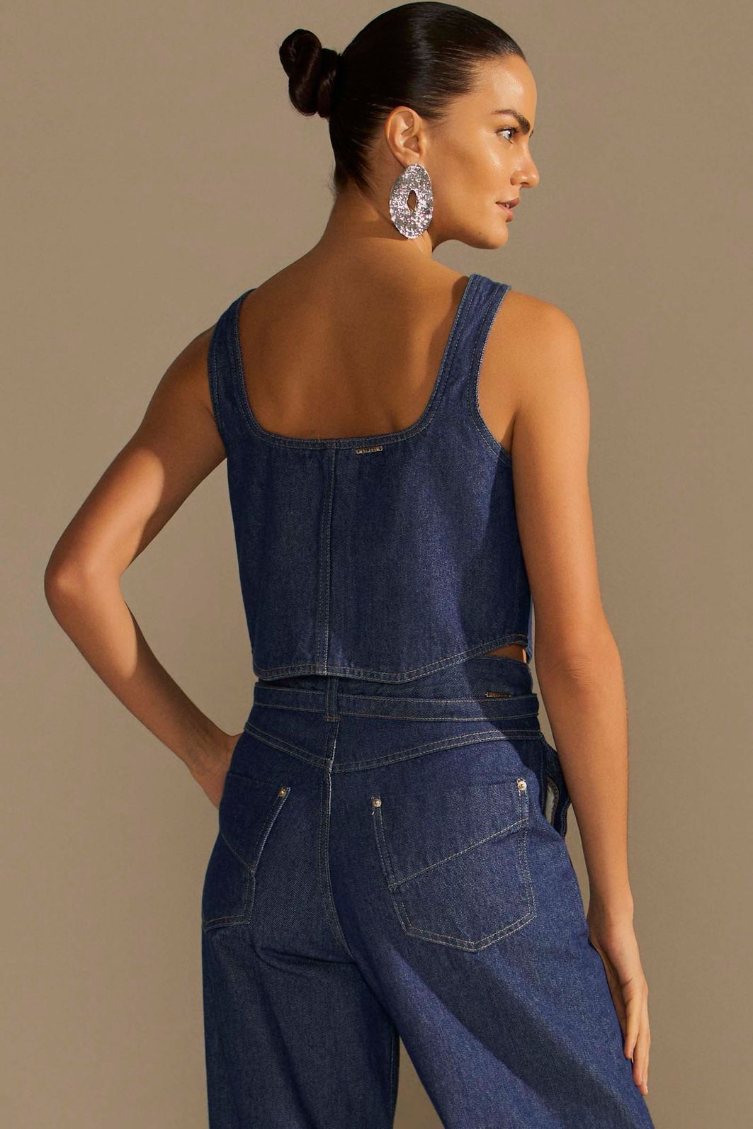 Colete em denim 94984 Linzzi Colete em denim 94984 Linzzi