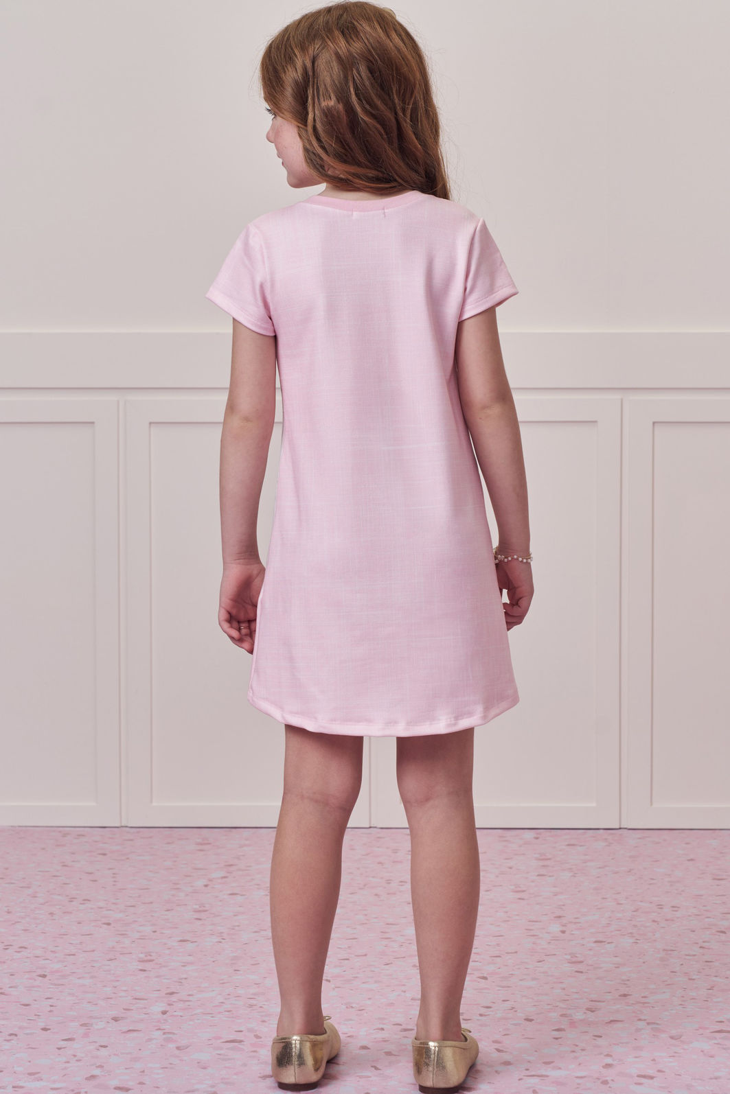 Vestido em molecotton 97935 Infanti Infantil Menina Vestido em molecotton 97935 Infanti Infantil Menina