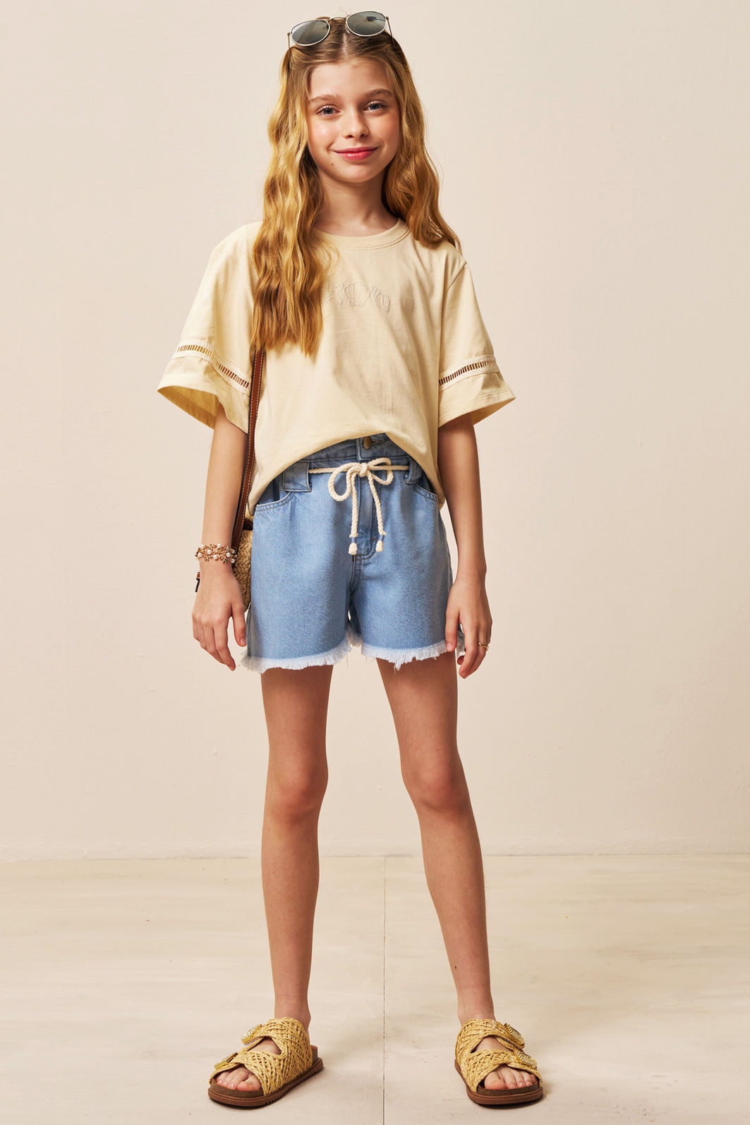 Blusa em meia malha 94378 Vic Teen Menina Blusa em meia malha 94378 Vic Teen Menina