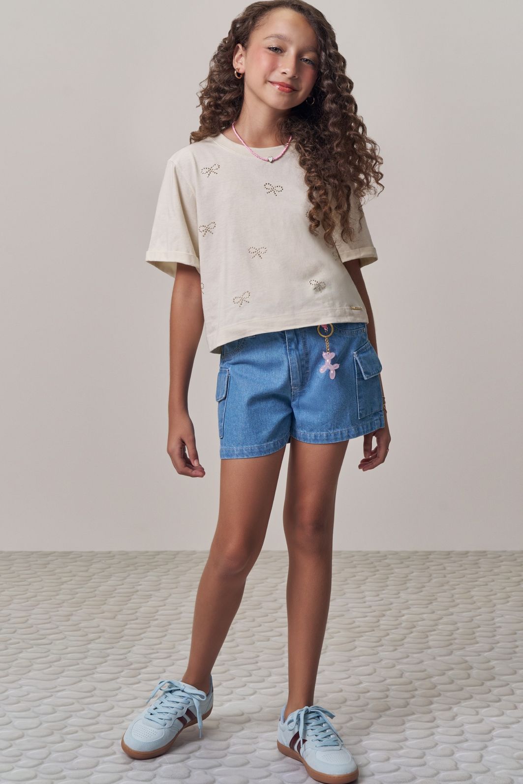 Blusa em meia malha 97968 Lilimoon Teen Menina Blusa em meia malha 97968 Lilimoon Teen Menina