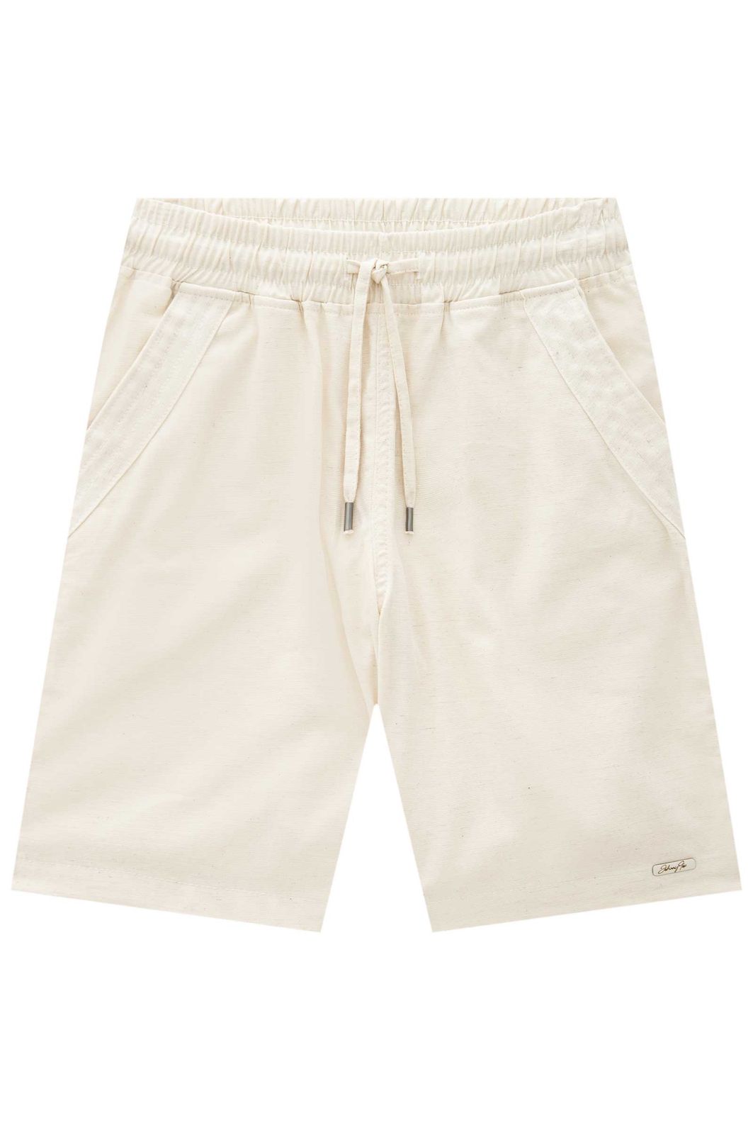 Bermuda em linho santorine com elastano 93374 Johnny Fox Teen Menino