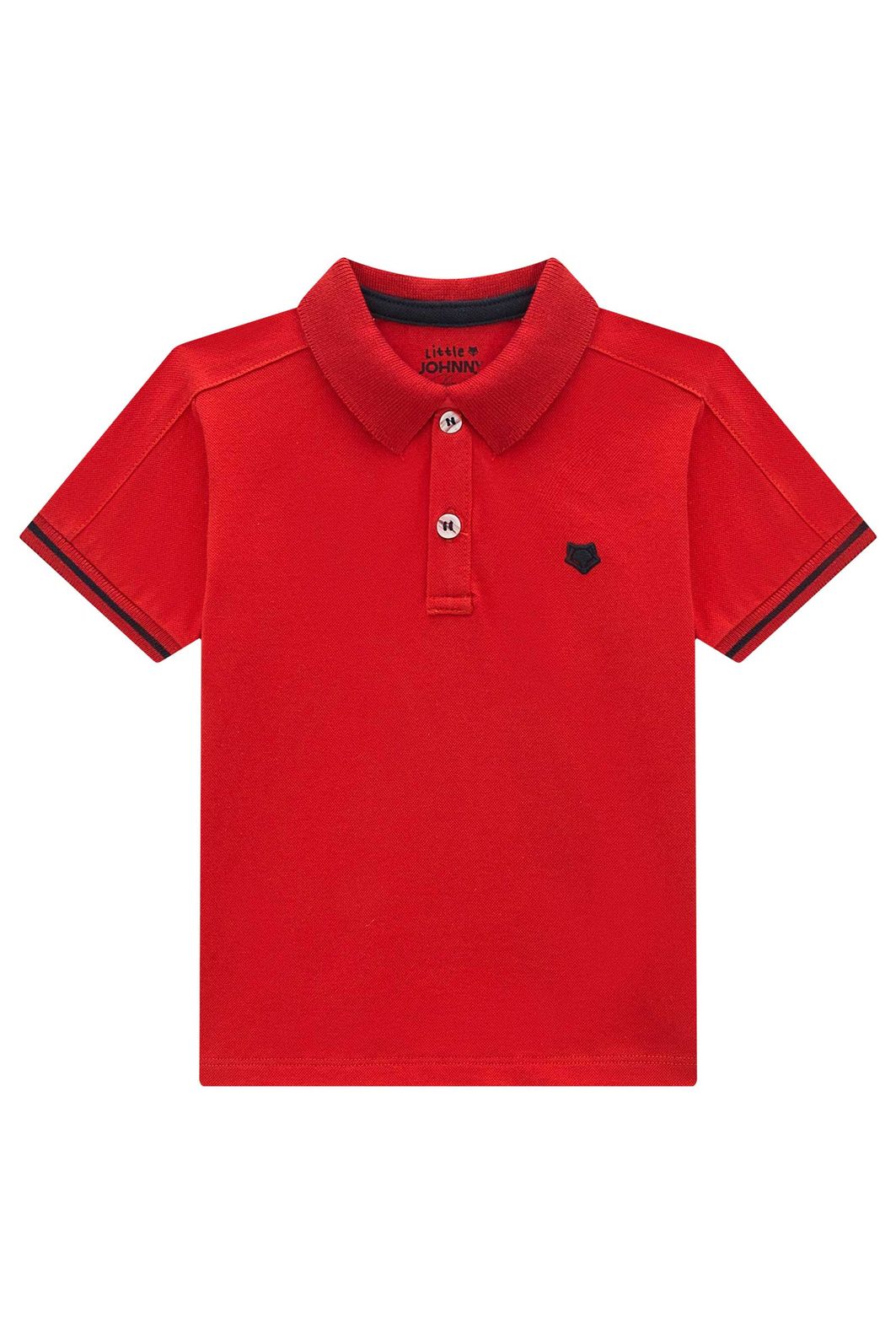 Camisa polo em piquet com elastano 99578 Johnny Fox Teen Menino Camisa polo em piquet com elastano 99578 Johnny Fox Teen Menino
