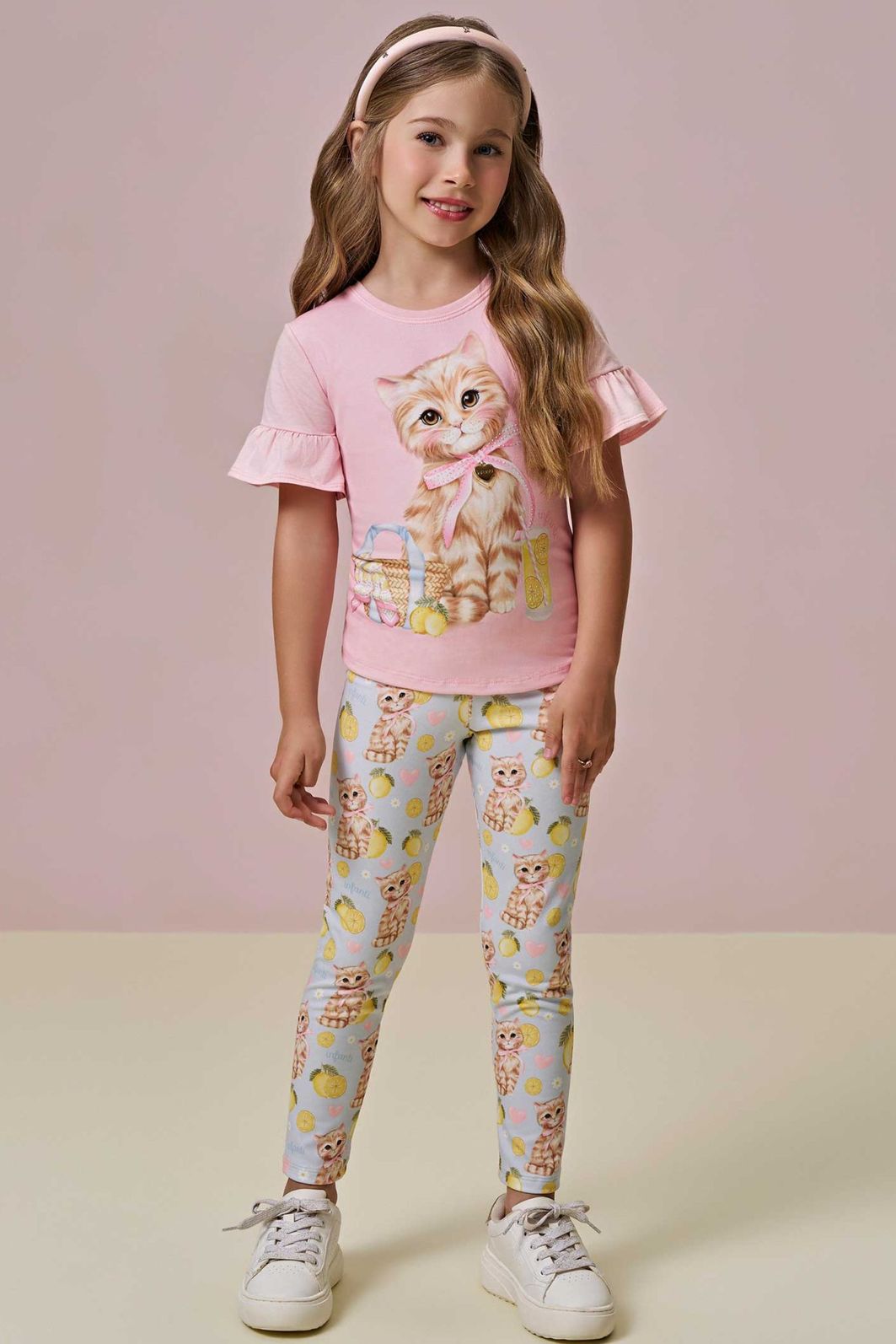Calça legging em malha power 95830 Infanti Infantil Menina Calça legging em malha power 95830 Infanti Infantil Menina