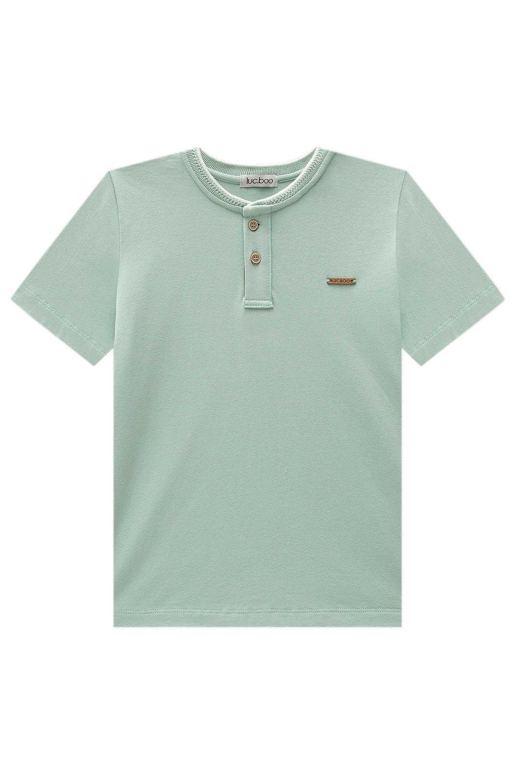 Camiseta em piquet com elastano 99009 LucBoo Infantil Menino Camiseta em piquet com elastano 99009 LucBoo Infantil Menino