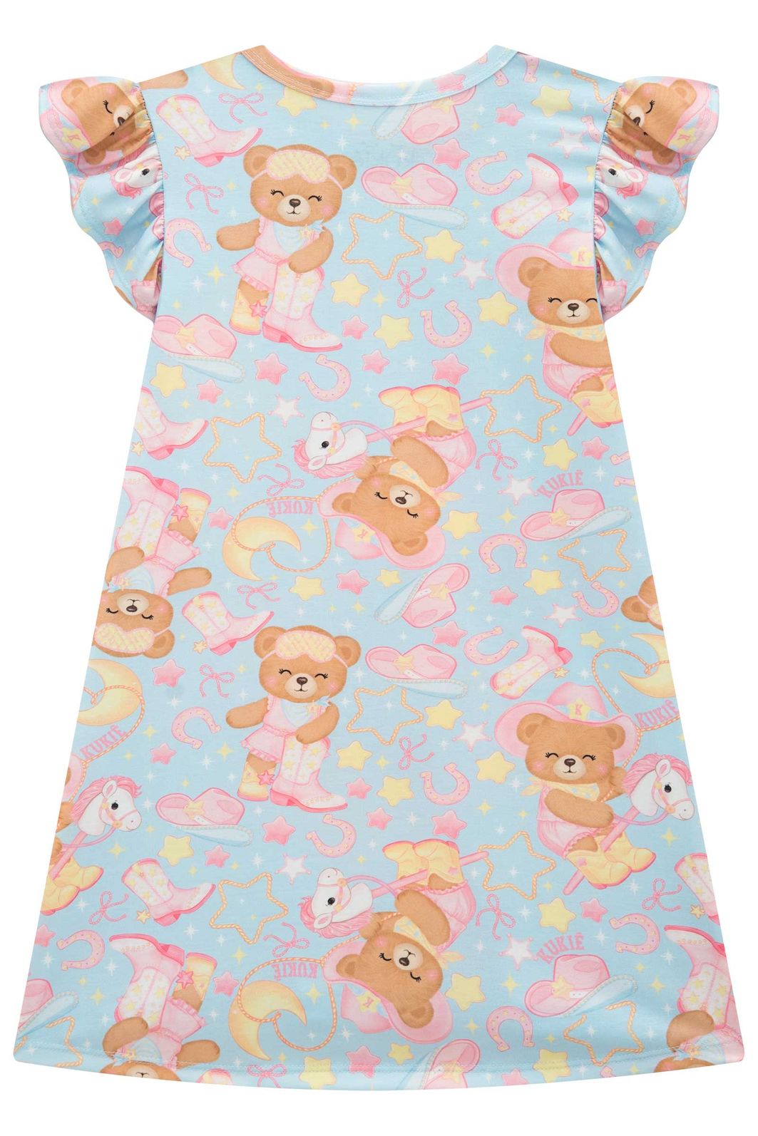 Camisola em malha fresh 99702 Kukiê Infantil Menina Camisola em malha fresh 99702 Kukiê Infantil Menina