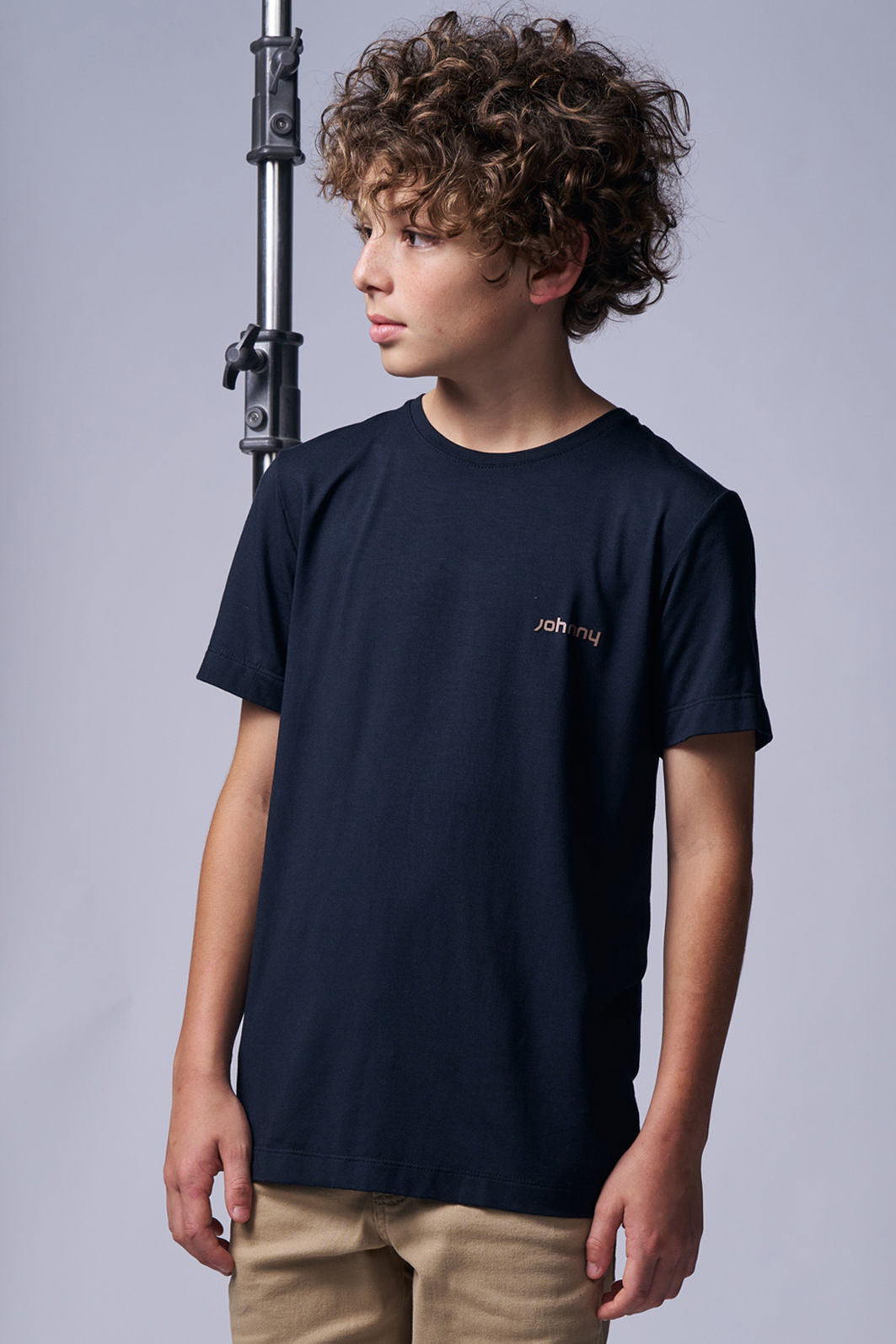 Camiseta em modal com elastano 89104 Johnny Fox Teen Menino Camiseta em modal com elastano 89104 Johnny Fox Teen Menino