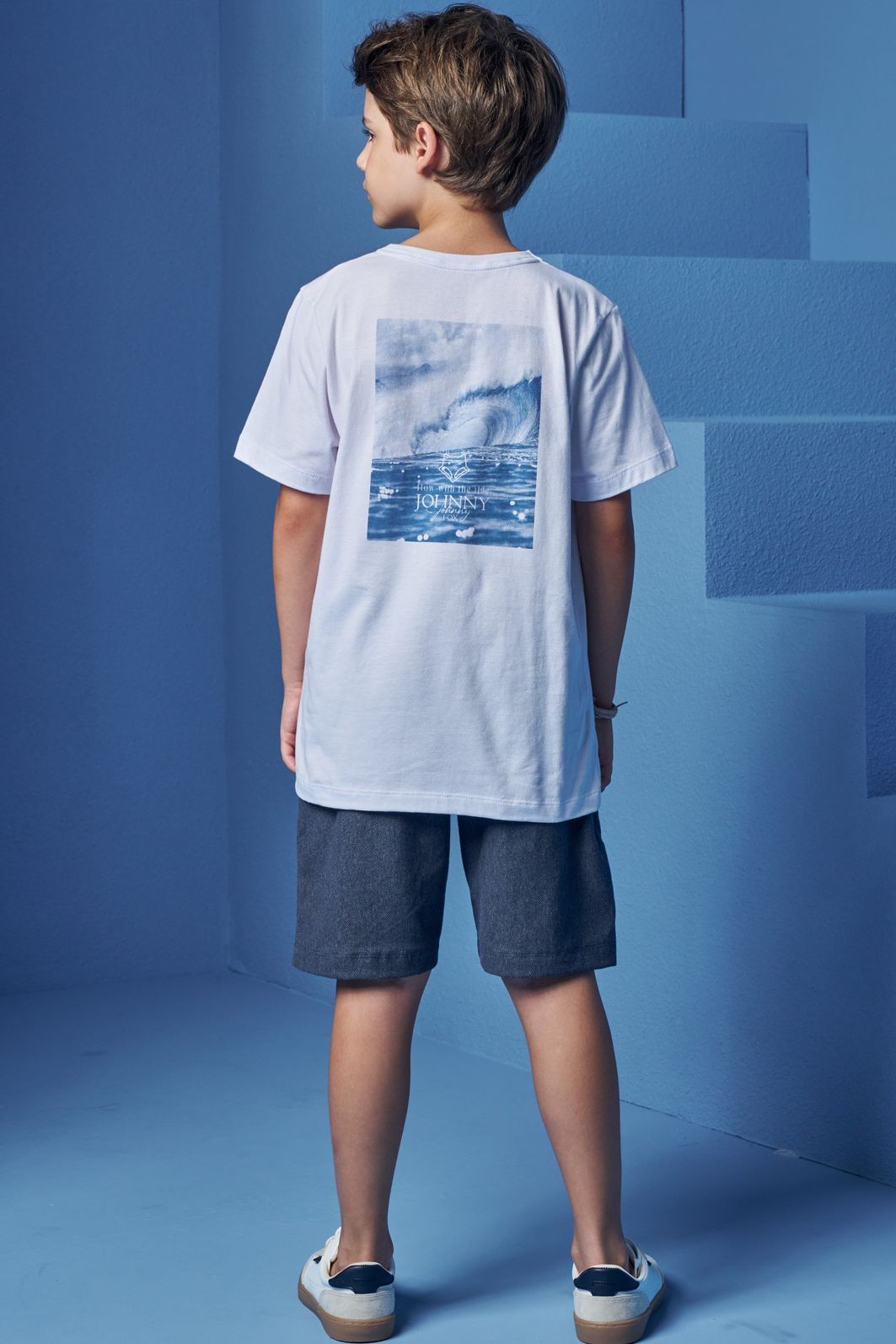 Camiseta em meia malha 98665 Johnny Fox Teen Menino Camiseta em meia malha 98665 Johnny Fox Teen Menino