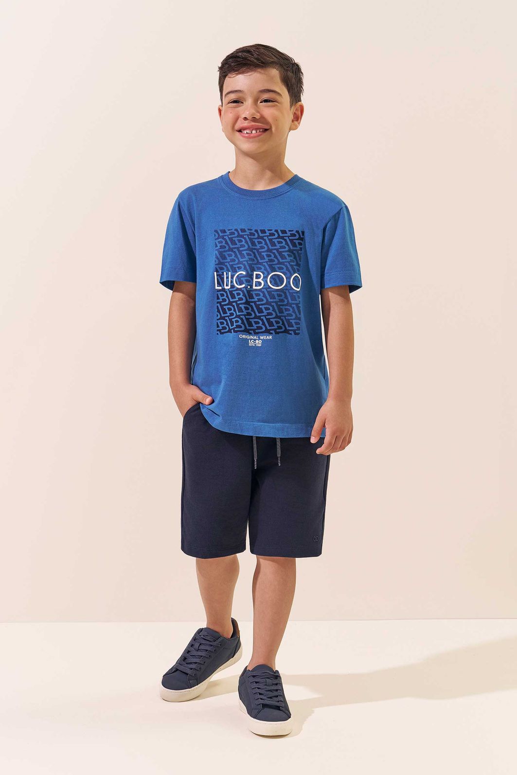 Camiseta em meia malha 96290 LucBoo Infantil Menino Camiseta em meia malha 96290 LucBoo Infantil Menino