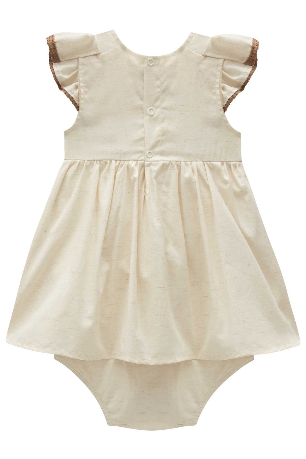 Vestbody em linho deluxe 98756 Kukiê Bebê Menina Vestbody em linho deluxe 98756 Kukiê Bebê Menina