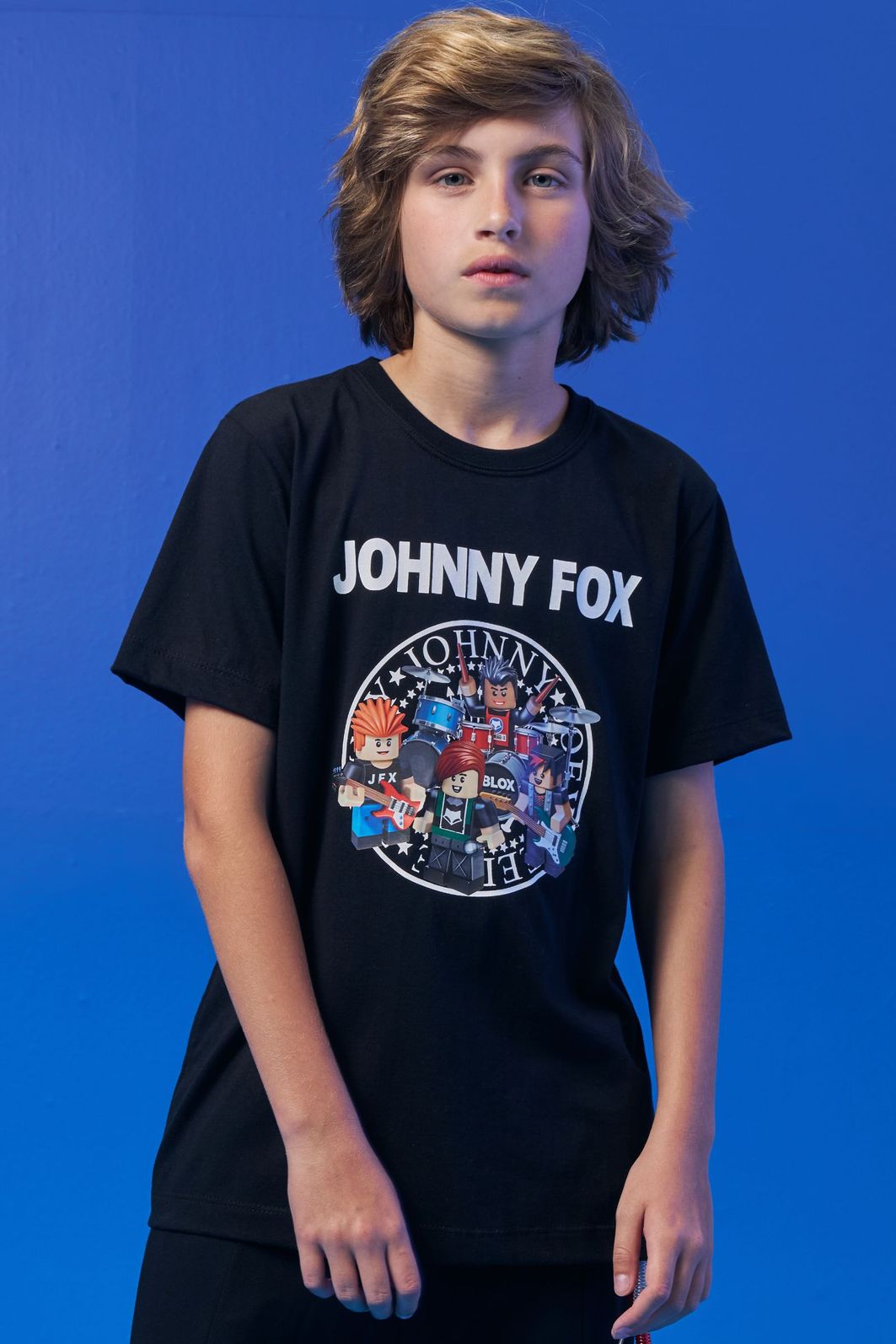 Camiseta em meia malha 94304 Johnny Fox Teen Menino Camiseta em meia malha 94304 Johnny Fox Teen Menino