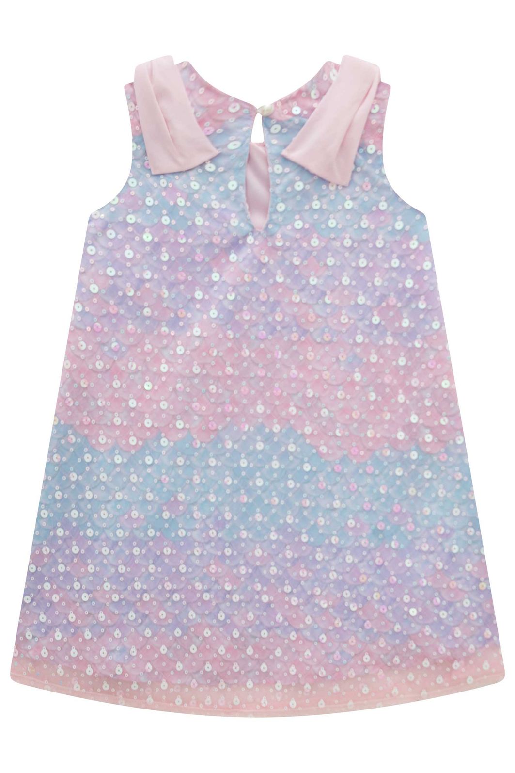 Vestido em tule paetê bordado 99414 Kukiê Infantil Menina Vestido em tule paetê bordado 99414 Kukiê Infantil Menina