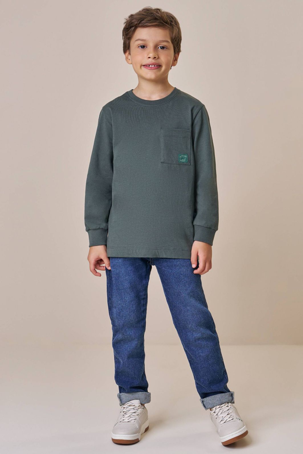 Calça skinny em jeans guga com elastano 89972 LucBoo Infantil Menino Calça skinny em jeans guga com elastano 89972 LucBoo Infantil Menino