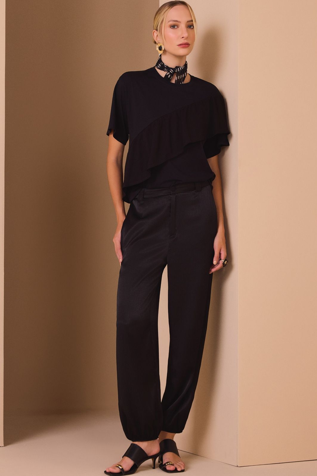 Blusa em malha de algodão premium 97871 Linzzi Blusa em malha de algodão premium 97871 Linzzi