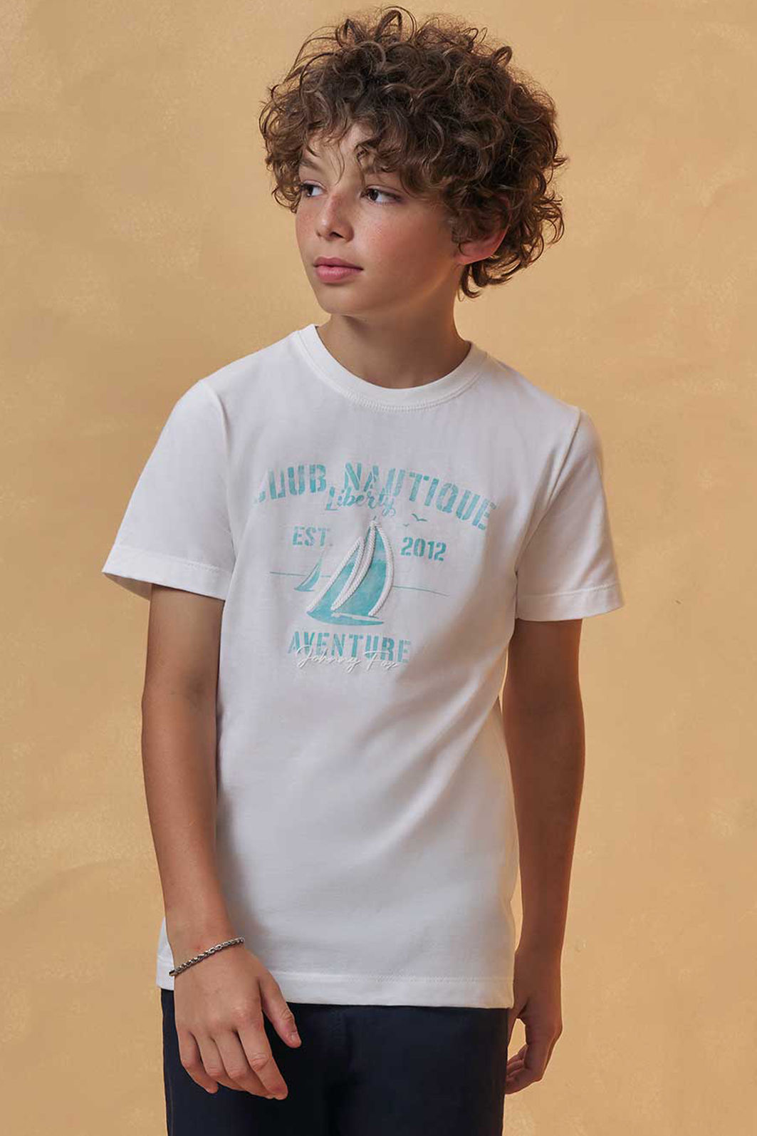 Camiseta em meia malha 93378 Johnny Fox Teen Menino Camiseta em meia malha 93378 Johnny Fox Teen Menino
