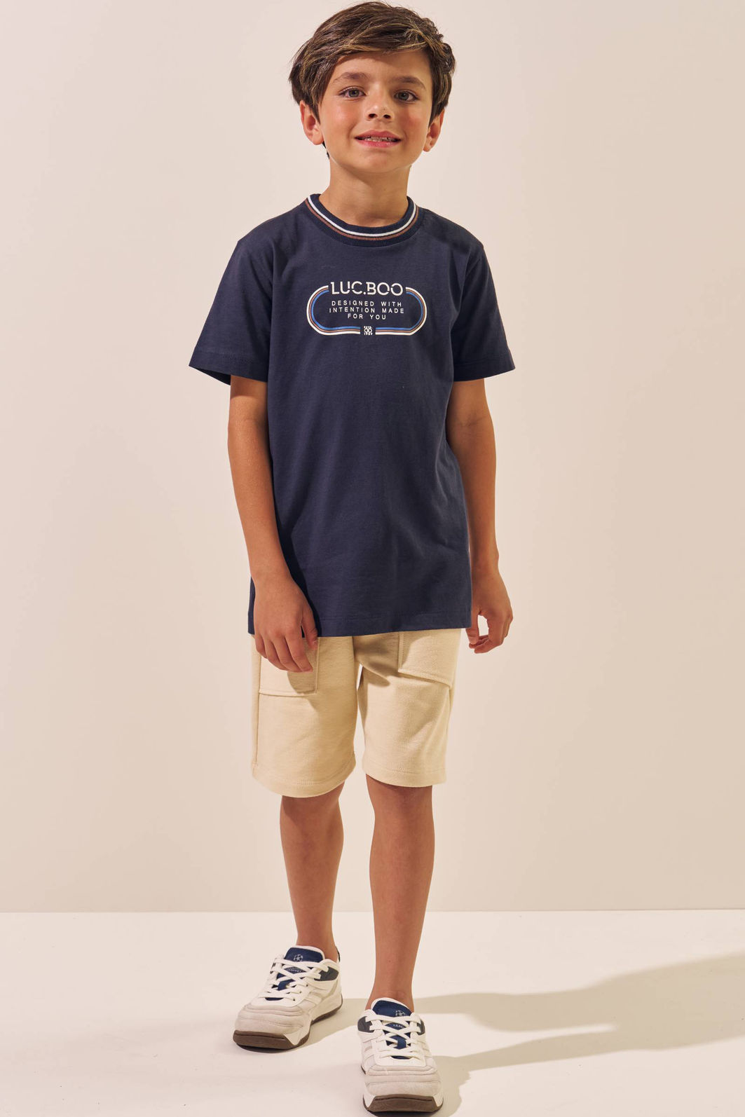 Camiseta em meia malha 96294 LucBoo Infantil Menino Camiseta em meia malha 96294 LucBoo Infantil Menino