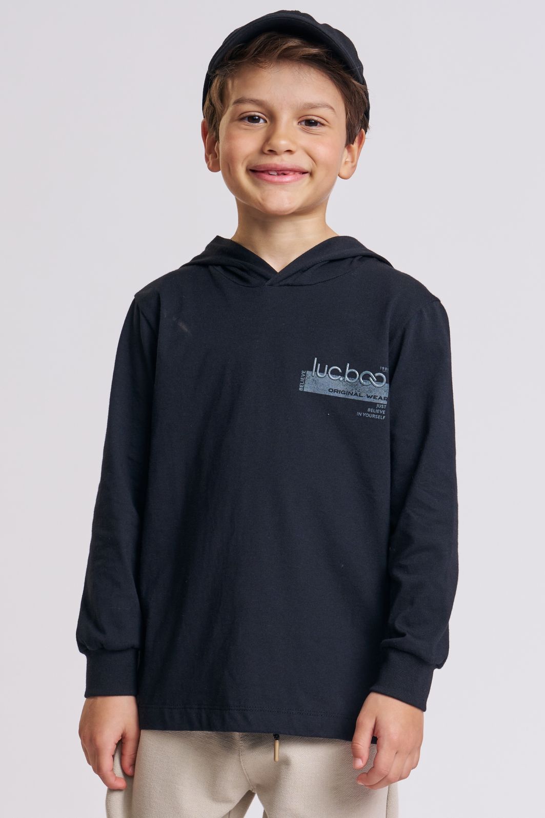 Camiseta em meia malha 89378 LucBoo Infantil Menino Camiseta em meia malha 89378 LucBoo Infantil Menino