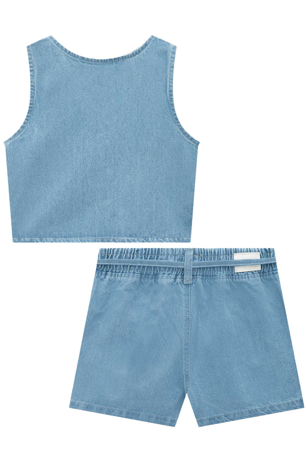 Conjunto de colete e shorts em jeans arkansas 96278 Lilimoon Teen Menina Conjunto de colete e shorts em jeans arkansas 96278 Lilimoon Teen Menina