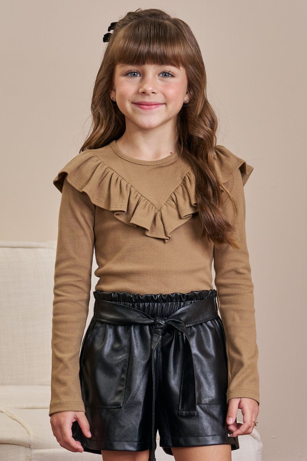 Blusa em canelado liz 89804 Infanti Infantil Menina Blusa em canelado liz 89804 Infanti Infantil Menina