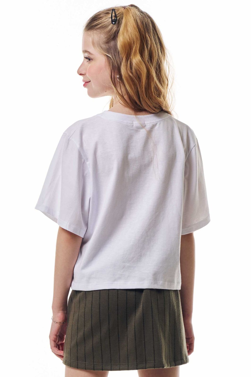 Blusa em meia malha 95186 Vic Teen Menina Blusa em meia malha 95186 Vic Teen Menina