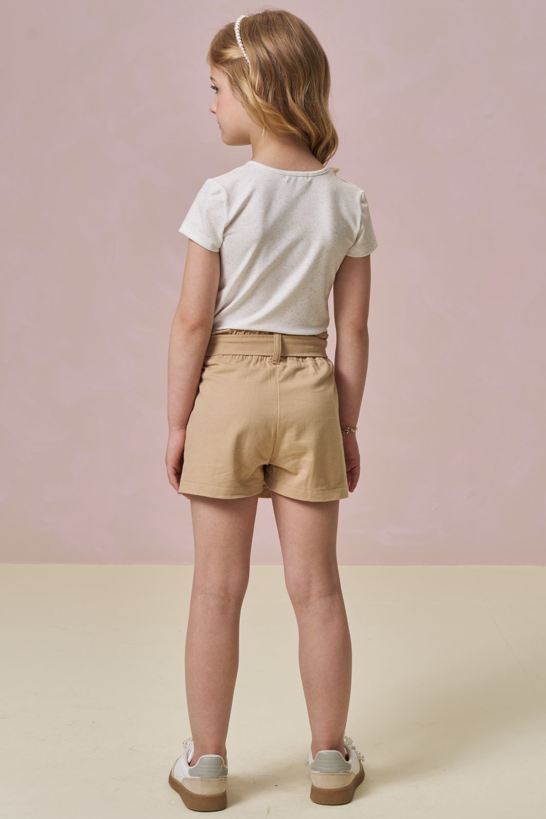 Short saia em sarja com elastano 96344 Infanti Infantil Menina