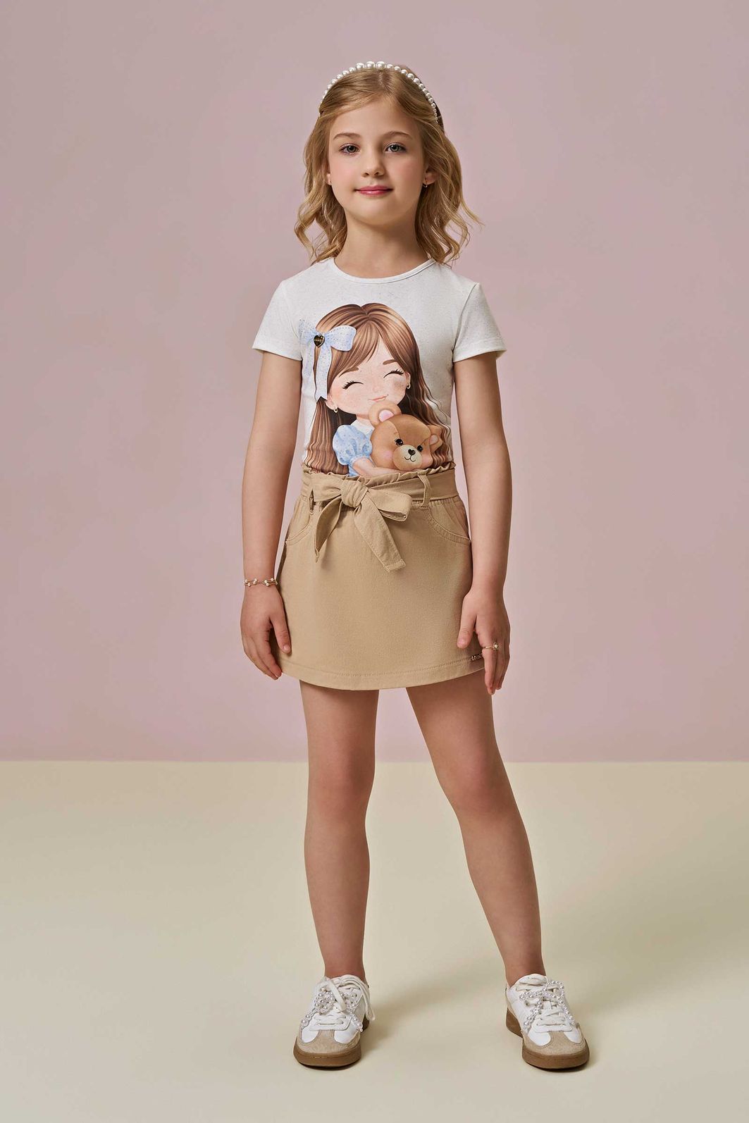 Blusa em malha power 95755 Infanti Infantil Menina Blusa em malha power 95755 Infanti Infantil Menina