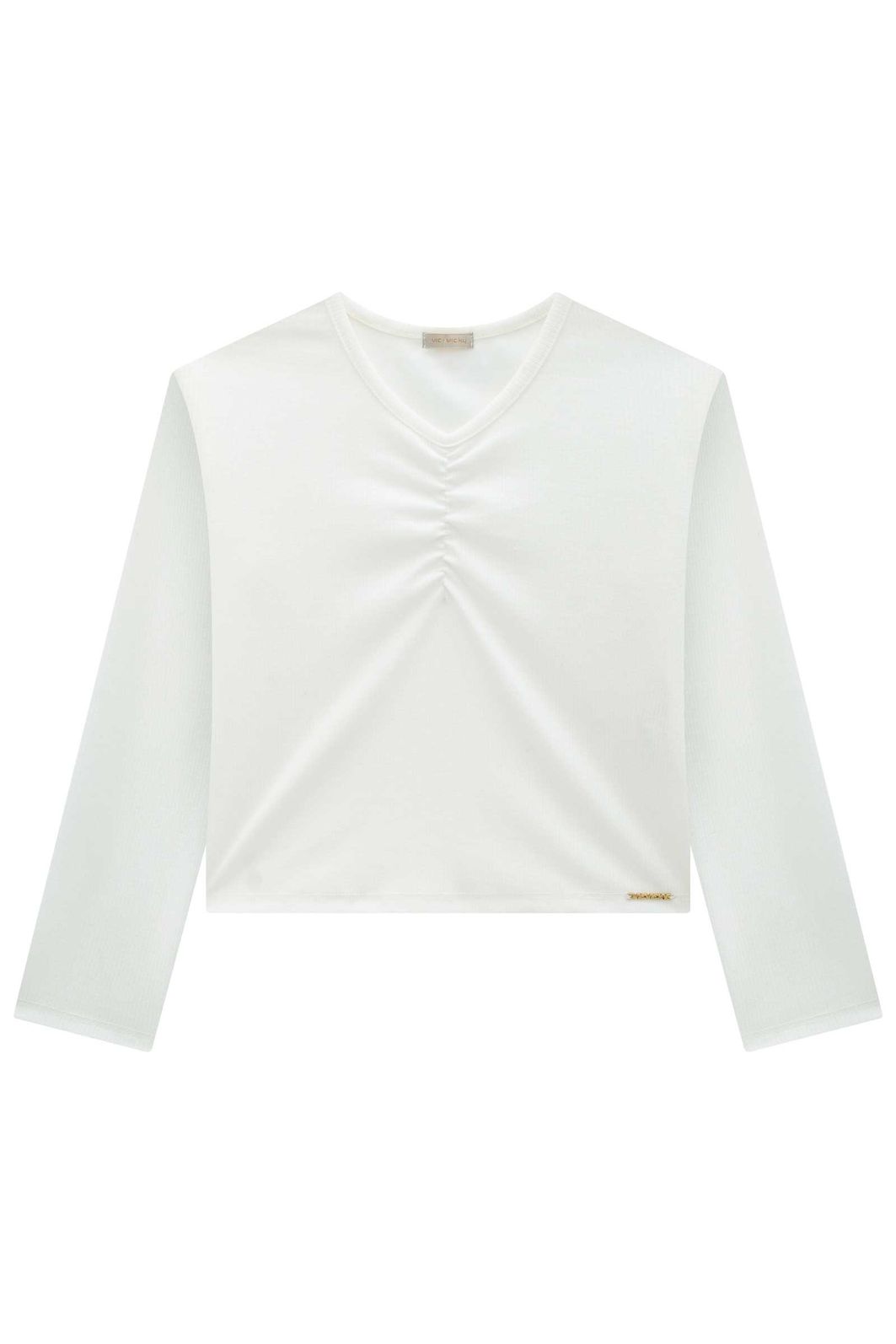 Blusa boxy em canelado liz 90159 Vic Teen Menina Blusa boxy em canelado liz 90159 Vic Teen Menina
