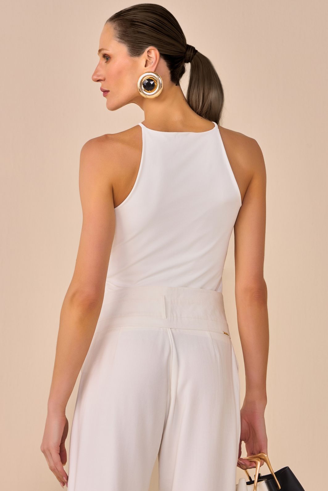 Blusa de alça em malha poliamida delicaté 94741 Linzzi Blusa de alça em malha poliamida delicaté 94741 Linzzi