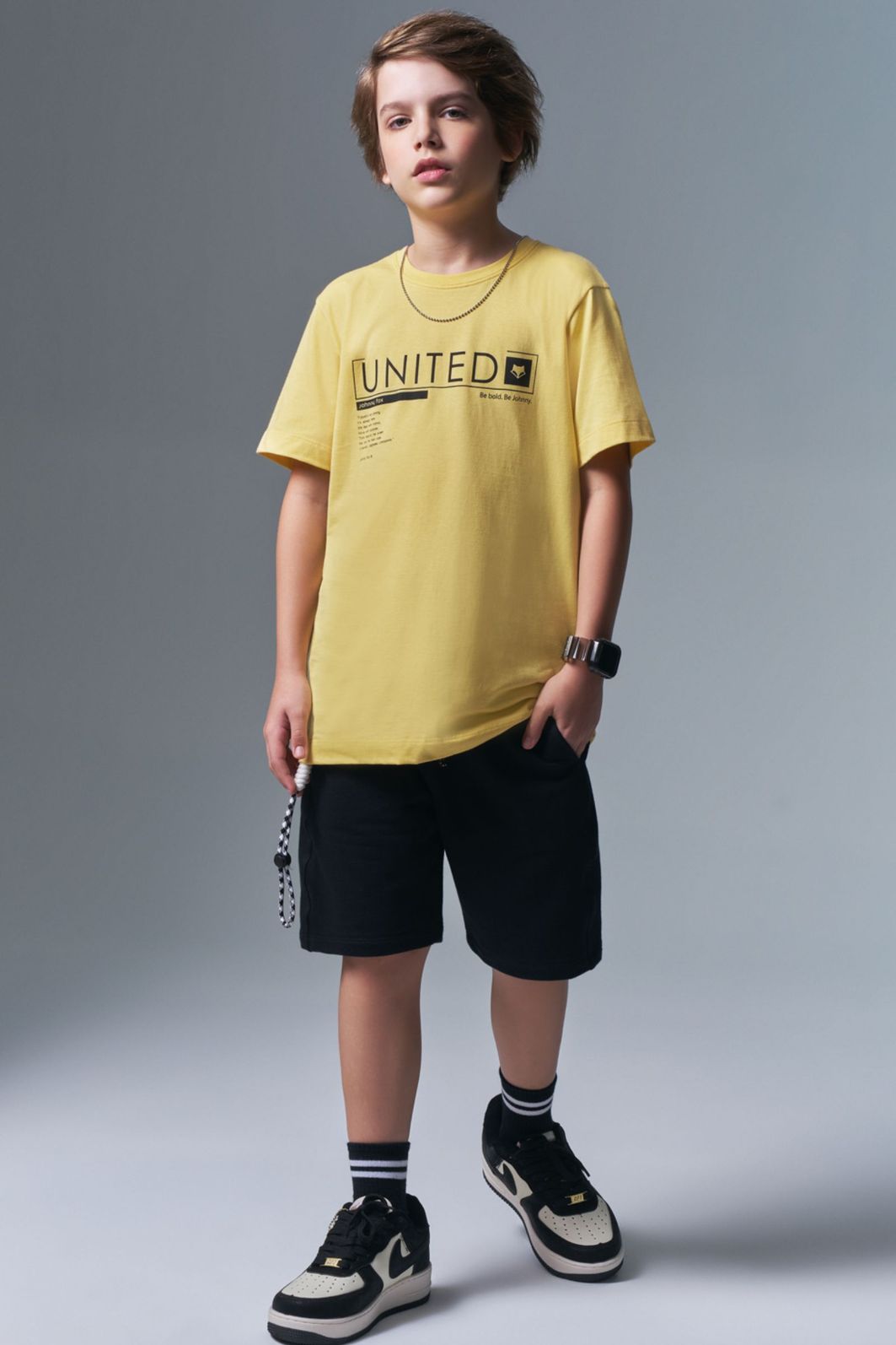 Camiseta em meia malha 96642 Johnny Fox Teen Menino Camiseta em meia malha 96642 Johnny Fox Teen Menino
