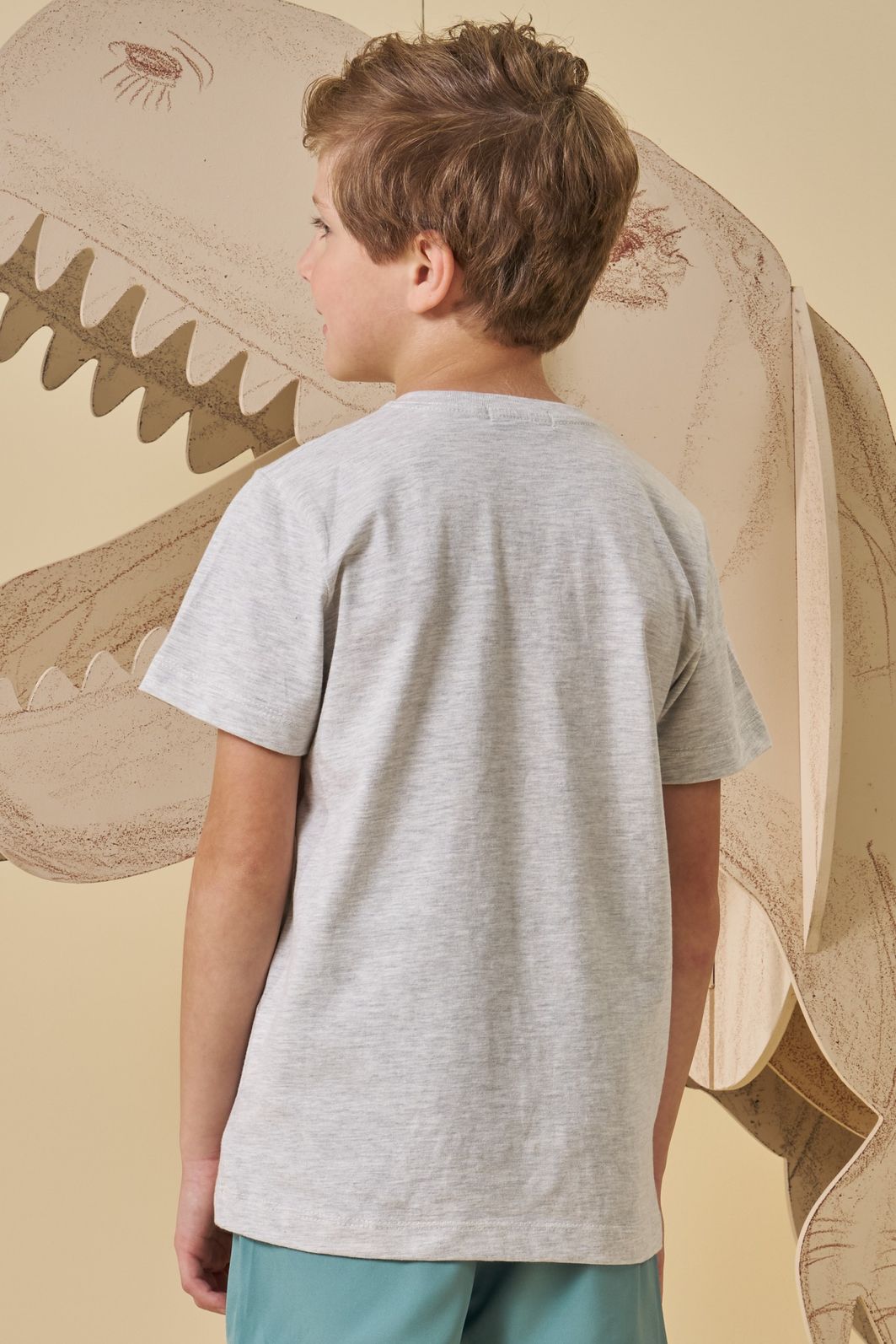 Camiseta em meia malha 94780 LucBoo Infantil Menino Camiseta em meia malha 94780 LucBoo Infantil Menino