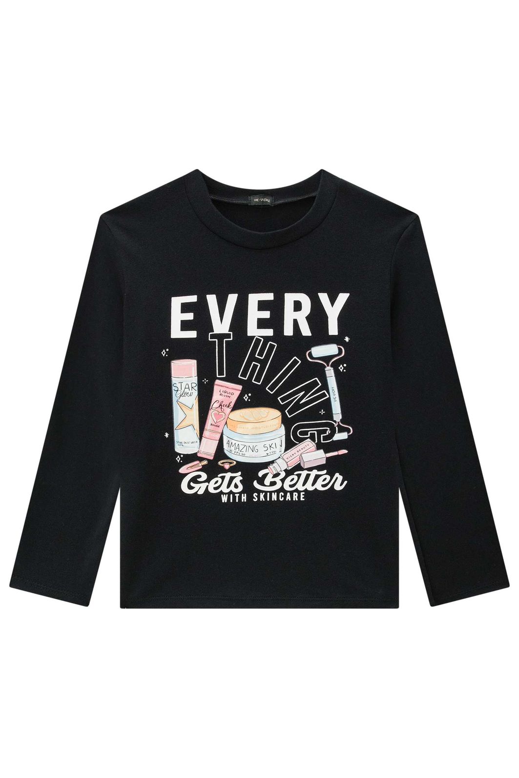 Blusa em cotton 90146 Vic Teen Menina Blusa em cotton 90146 Vic Teen Menina